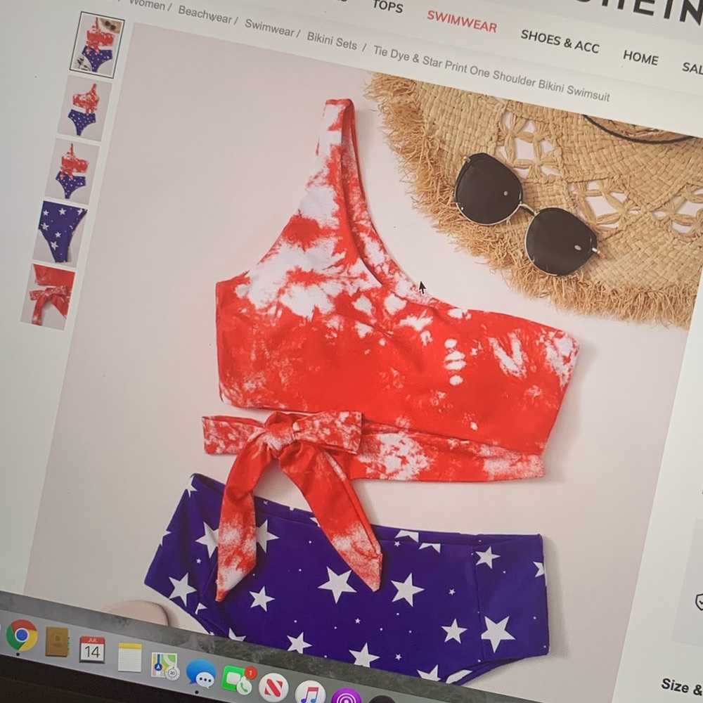 4th of July Bikini. Brand new, Never been worn.